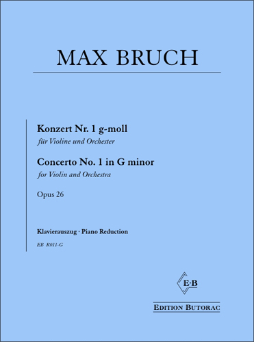 Cover - Bruch, Violin Concerto No. 1 in G minor op. 26